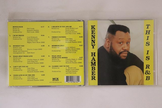 Kenny Hamber - This Is R&B CD (MCK, 1996, Soul/Funk, Gelb, Gebraucht) - Bild 1