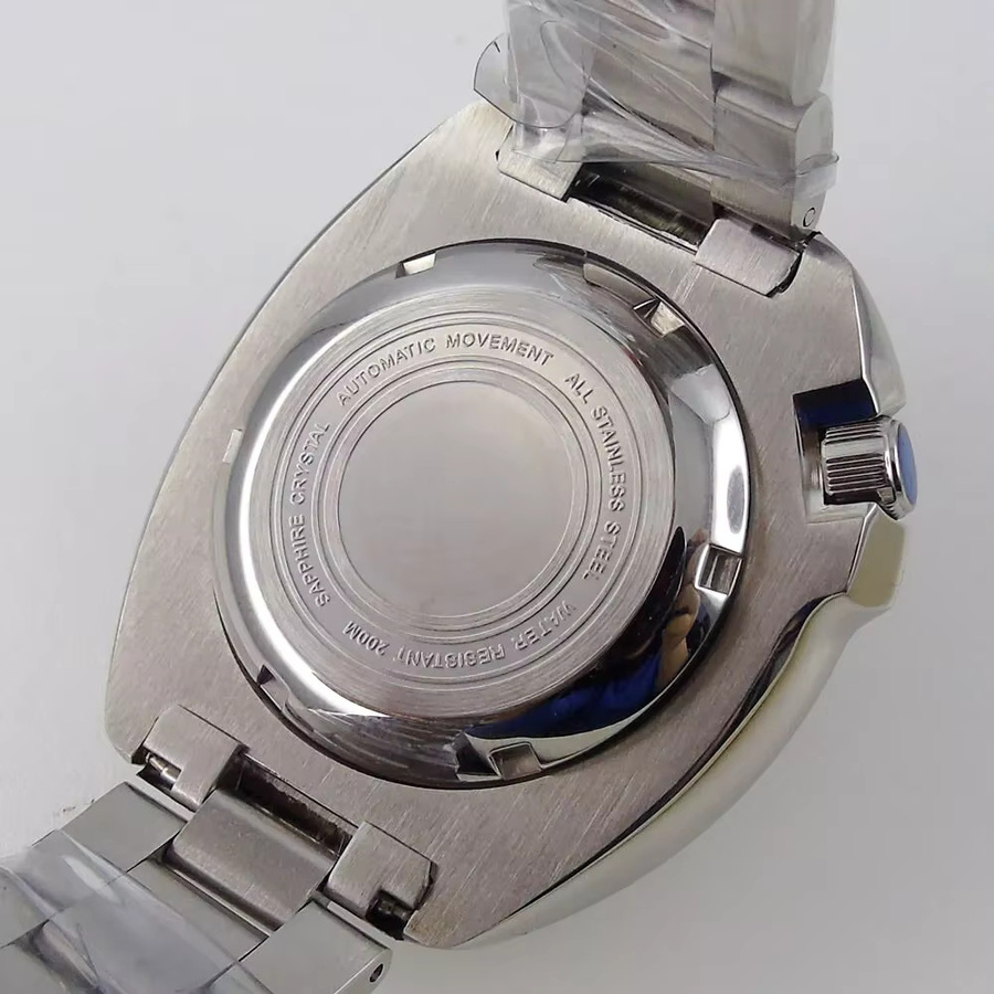 Tandorio Armbanduhr Automatik, Edelstahl, Silikonarmband, Herren - Bild 3