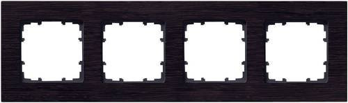 Siemens Schalterprogramm Delta 4fach Rahmen in Dunkelbraun 5TG11040 - Bild 1