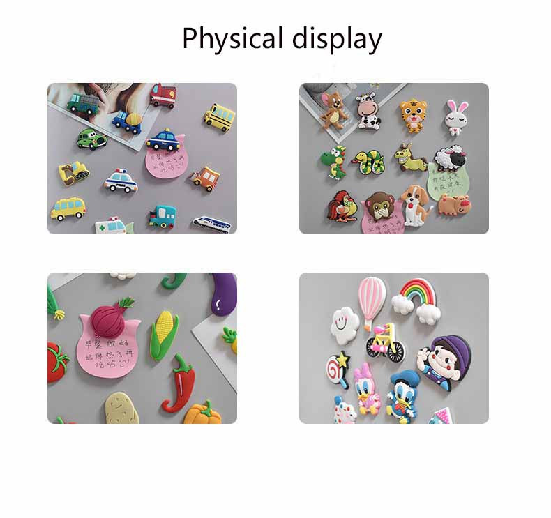 6er Set Tinika Chen Cartoon Auto Kühlschrankmagnete für Kinder in Multicolor - Bild 2