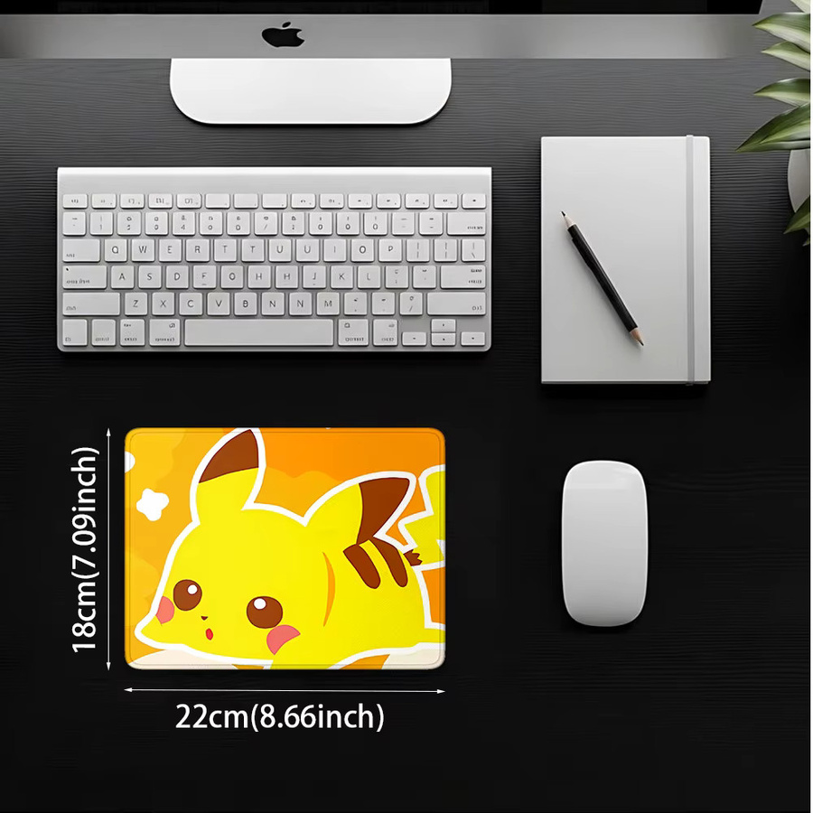 Potdemiel Mauspad Pokemon Design Multicolor für Gaming-PC und Schreibtisch - Bild 4