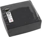 PROnappe Papierservietten Schwarz B 20 cm x L 20 cm FSC-zertifiziert - Bild 1