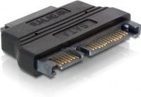 Delock Laufwerk Adapter SATA 22pin auf Slimline SATA 13pin in Schwarz - Bild 1