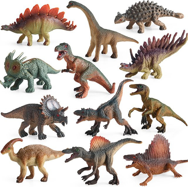 Oenux Jurassic Dinosaurier Set, Actionfiguren, 12-teiliges Set - Bild 1