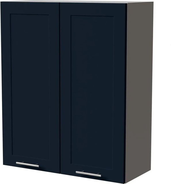 Feldmann-Wohnen Hängeschrank Oslo Küchenschrank in Indigo Grau Matt mit Soft-Close-Türen, B/T/H: 80 x 32,5 x 96 cm - Bild 1