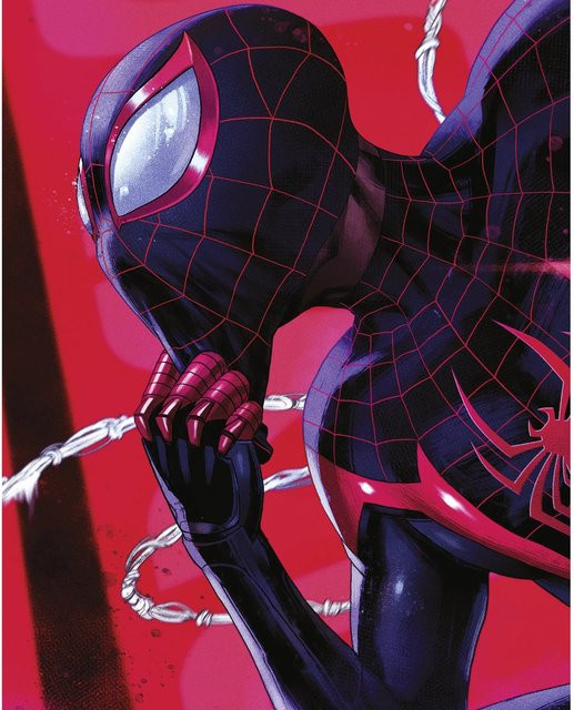 Komar Wandbild Marvel Spider-Man Pondering in Rot, Breite: 40 cm, Höhe: 50 cm - Bild 1