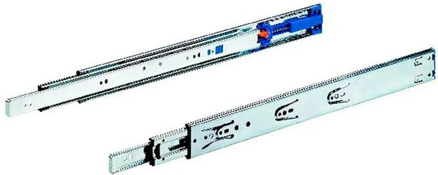 Hettich Kugelpräzisionsvollauszug Silent System aus Stahl in Chrom, Länge: 350 mm - Bild 1