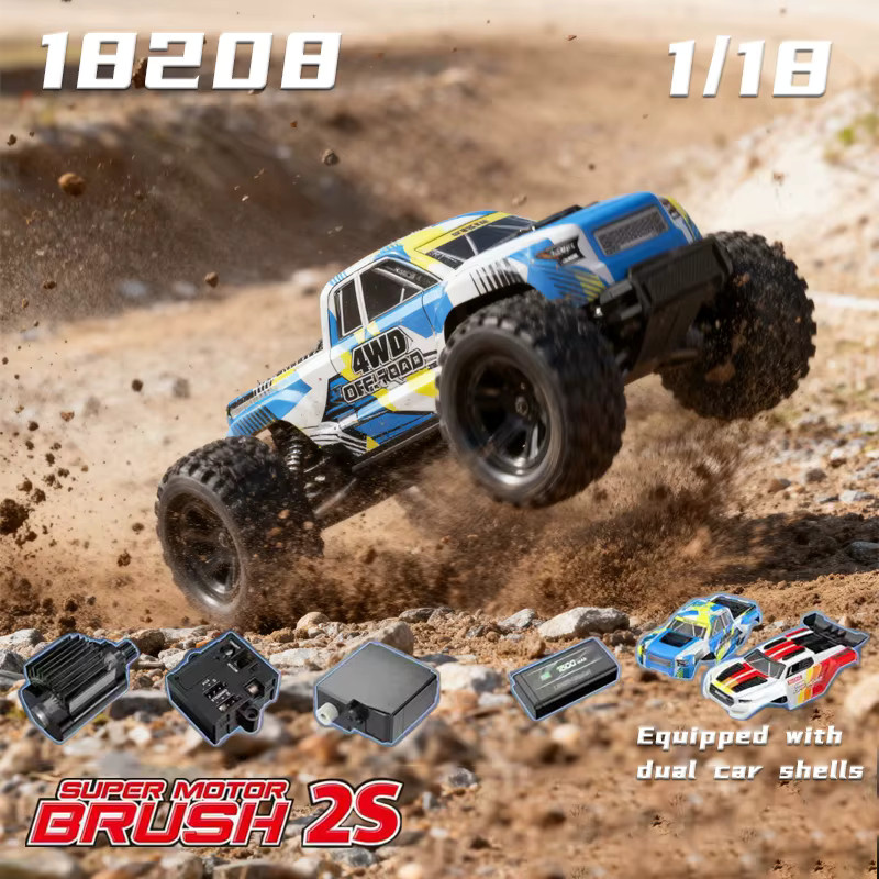MJX Hyper Go 18208 Monster Truck, 1:18, ferngesteuertes RC-Auto, Geländefahrzeug - Bild 2