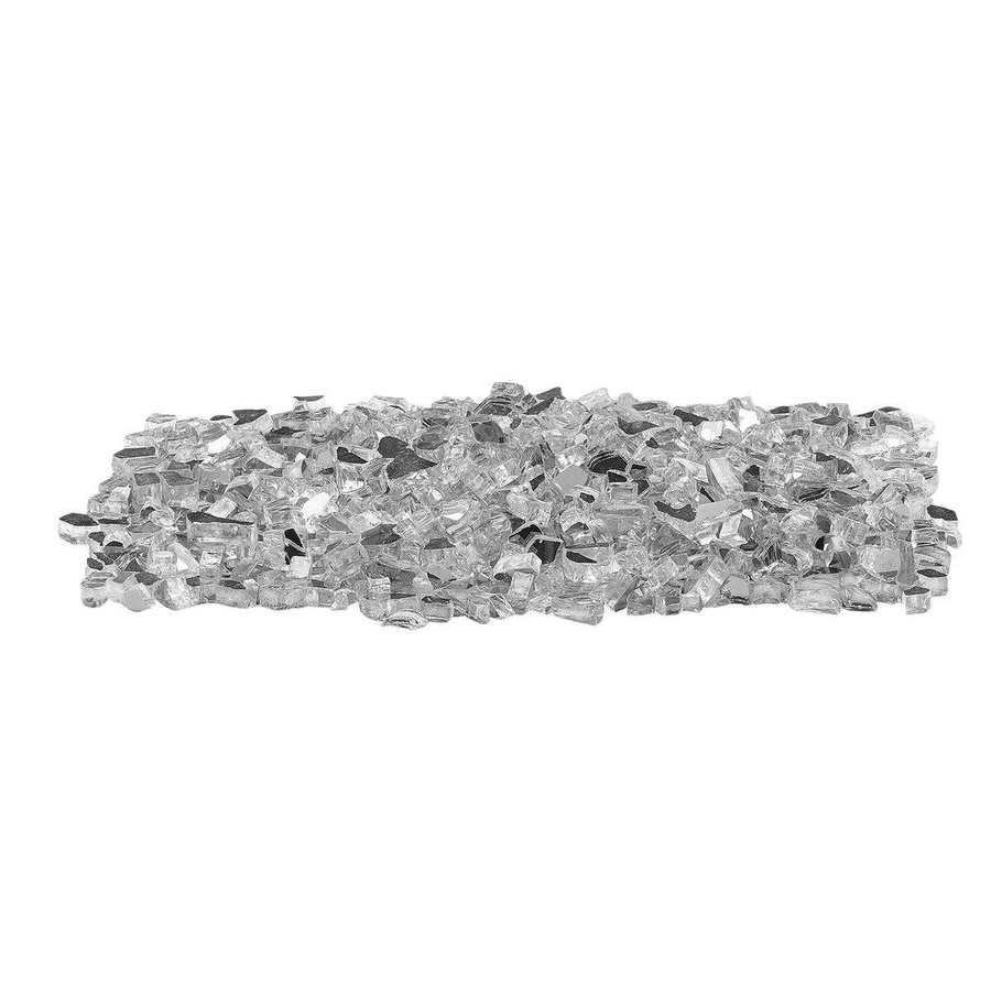 Buying Solutions, MB Kaminglassteine aus gehärtetem Feuerglas für Feuertische, transparent, 1/2 Zoll, 4,54 kg - Bild 4