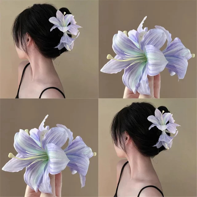 Bohemia Haarspange, Lilienform - Bild 1