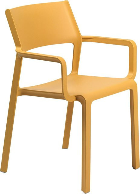 Nardi Trill Armlehnstuhl aus Kunststoff in Gelb für Garten, Balkon und Terrasse - Bild 1