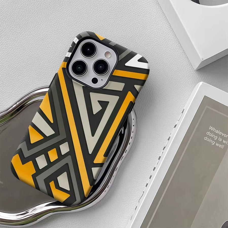 GeoVoyage Handyhülle mit doppelschichtiger Rückseite für iPhone 17 16 15 14 13 12 11 Pro Max Plus in Multicolour - Bild 5