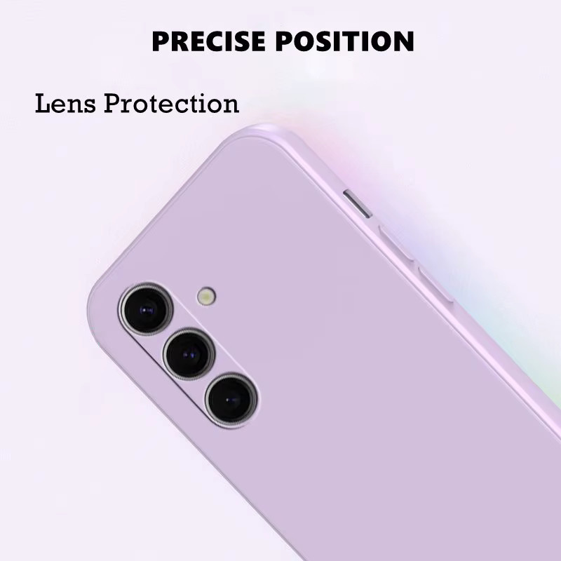 Stoßfeste Silikon-Handyhülle mit integriertem Fluff für Samsung Galaxy A56 A36 A16 A55 A35 A15 A54 A34 A14 A53 - Bild 1