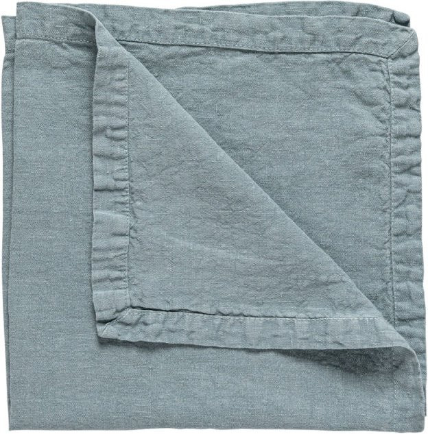 Costa Nova Serviette Maria aus 100 % Leinen in Grün, 8er Pack, Breite: 47 cm, Länge: 47 cm - Bild 1