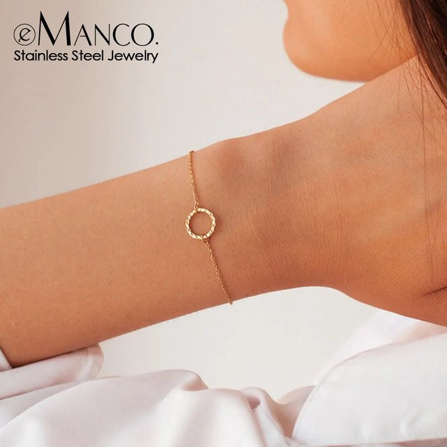 EMANCO Kettenarmband Edelstahl, Gold, Damen - Bild 1