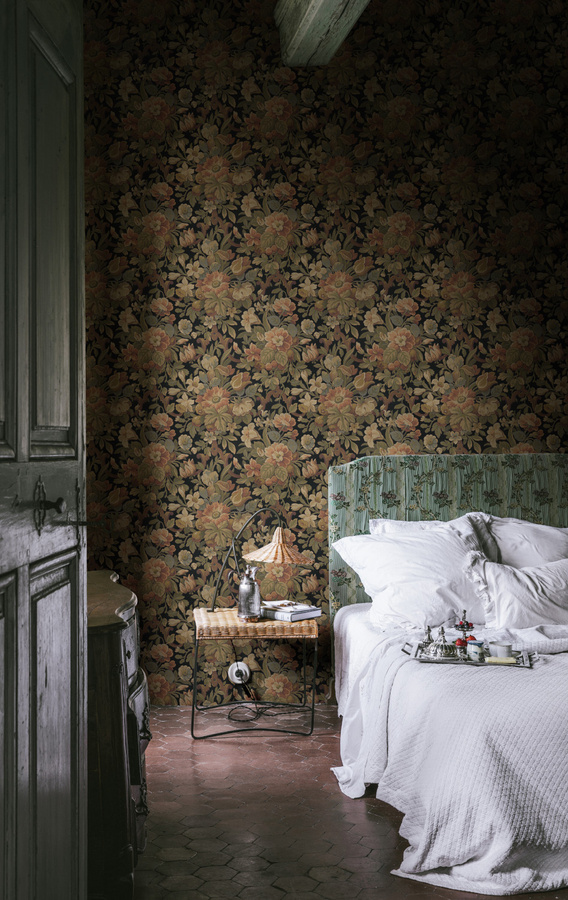 Rebel Walls Tapete Vintage Garden in Ivory mit floralem Botanical-Design - Bild 1