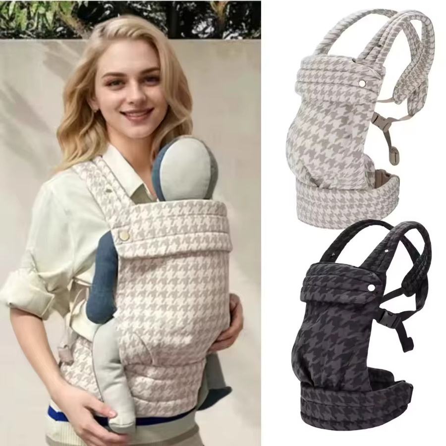 Multifunktionale Babytrage als Ring Sling für Säuglinge und Kleinkinder, verstellbare Schultertrage in Grau oder Beige - Bild 2