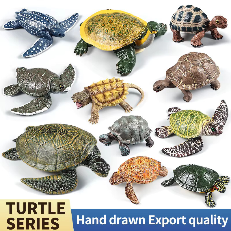 XIALIBAOMOWAN Lederschildkröte, Modellfigur, Meeresschildkröte, PVC - Bild 2