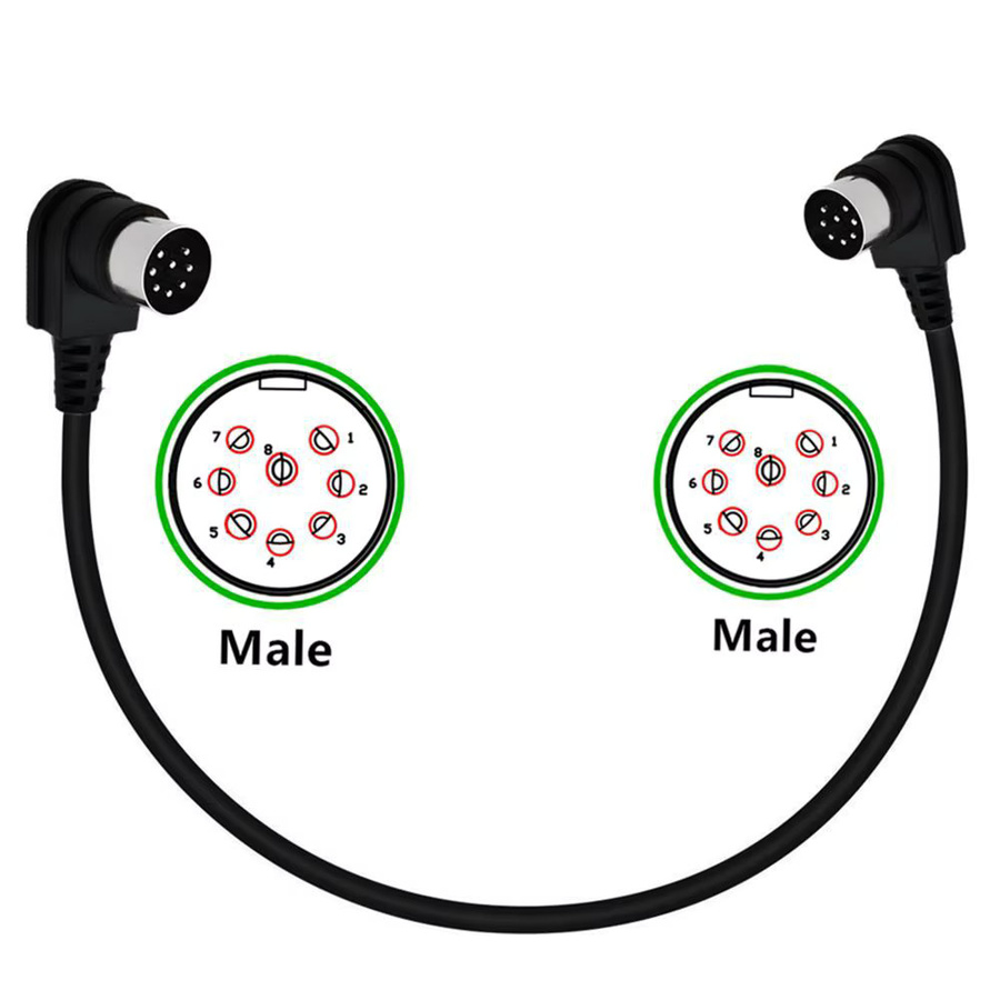 Bang & Olufsen B&O PowerLink BeoLab Audiokabel mit 8-poligem DIN-Stecker auf DIN-Stecker in Schwarz, Länge: 5 m - Bild 5