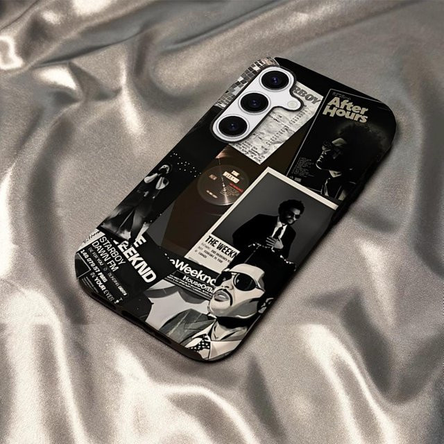 The Weeknd House Of Balloons Handyhülle für Samsung Galaxy S25 S24 S23 S22 S21 Plus Ultra A56 A36 A26 A16 in Schwarz mit glänzendem HD Hardcase PC-Design - Bild 1