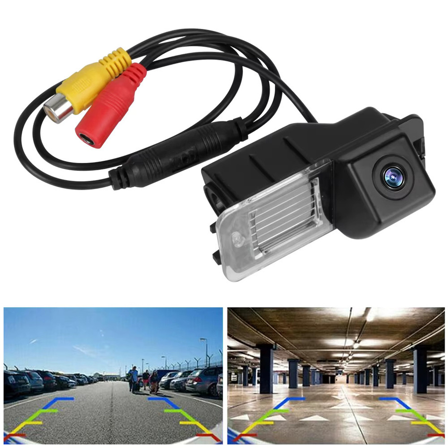 LEEPEE Rückfahrkamera mit 170 Grad Weitwinkel für VW Magotan 2011 2012 2013, DC 12 V, Schwarz - Bild 2
