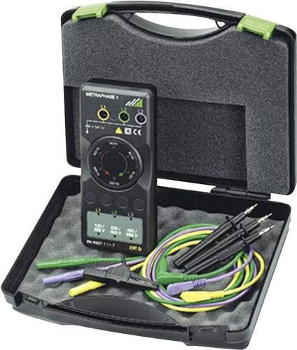 Gossen Metrawatt METRAPhase 1 Drehfeldmessgerät CAT IV 600V LED in Schwarz - Bild 1
