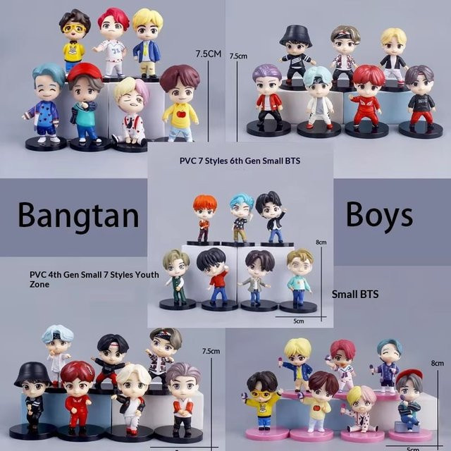 Bandai Bangtan Boys, Actionfiguren-Set, 7-teiliges Set - Bild 1