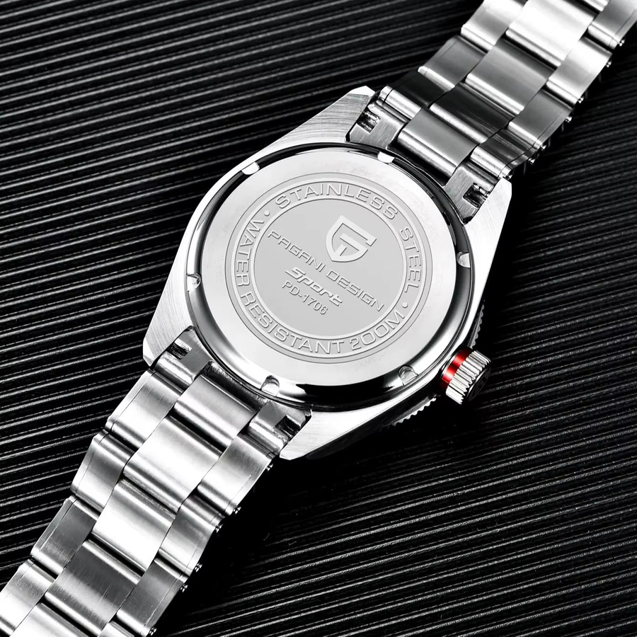 PAGANI DESIGN Armbanduhr, Automatik, Edelstahl, Keramiklünette, Herren - Bild 5
