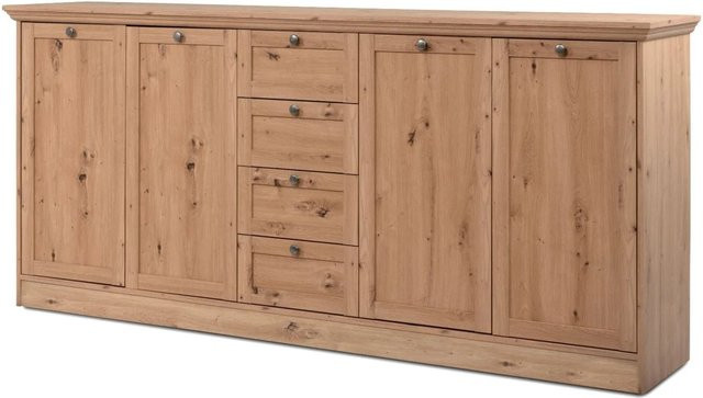 Furn.Design Sideboard Rubik aus Eiche Artisan in Braun mit viel Stauraum, Breite: 200 cm - Bild 1