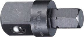Stahlwille Verbindungsteil Außen-6kant 3/8 Zoll und Außen-4kant 3/8 Zoll, Länge: 38 mm - Bild 1