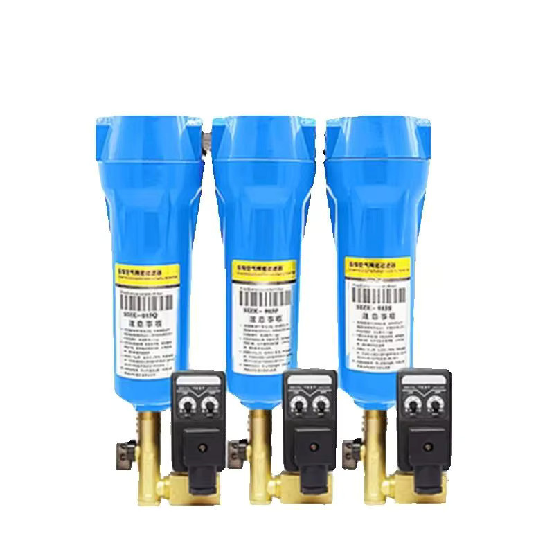 NGS Automatisches elektronisches Abflussöl-Wasser-Präzisionsfilter-Kombinationsset Separator für Luftkompressor in Blau - Bild 3