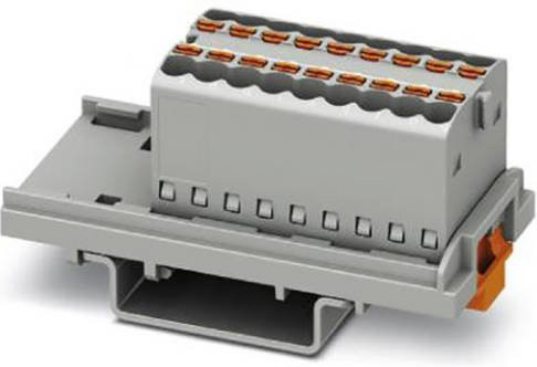 Phoenix Contact Verteilerblock 1046949 Zugfeder Grau 20 Stück - Bild 1