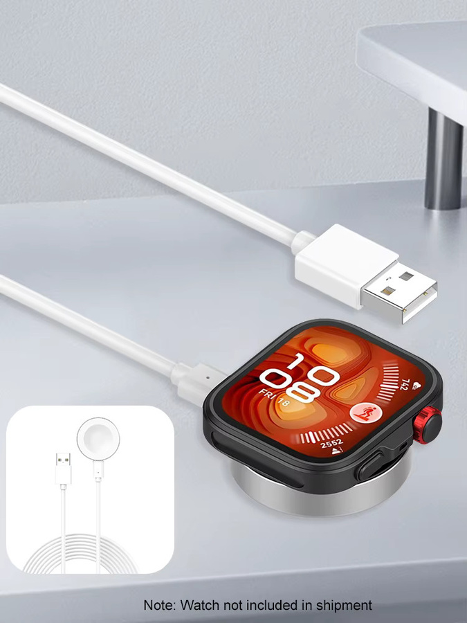 Ersatz-USB-C-Ladekabel für Huawei Watch GT6 und Watch GT5 Serie in Schwarz oder Weiß - Bild 3