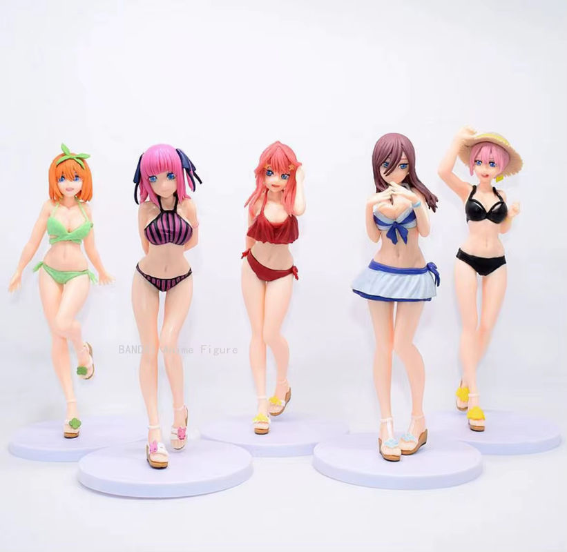 Sega Gotoubun no Hanayome Nakano Sanjiu Ichika Nino Badeanzug Anime Figur mehrfarbig - Bild 2