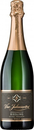 Vier Jahreszeiten Ordensmeister, Riesling, extra trocken, Sekt, 0,75 l