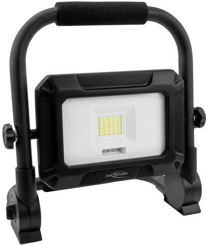 Ansmann FL20W-R Akku-Baustrahler LED Arbeitsleuchte 20W 2000lm Schwarz IP54 mit 4400 mAh Akku - Bild 1