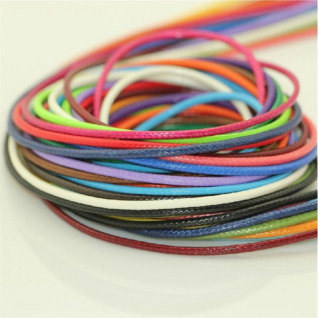 scoiry Gewachste Schnur, gemischte Farben, 10 Meter, Unisex - Bild 1