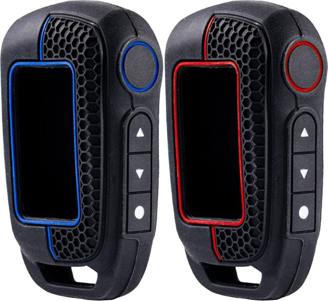 Starline Silikon Schutzhülle für Zwei-Wege-Auto-Alarm-LCD-Fernbedienung in Schwarz für A62 A92 V62 MOTO V63 A94 A64 T94 A95 - Bild 1