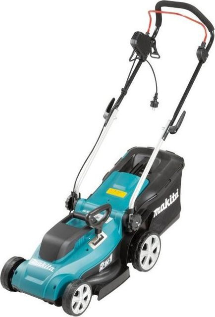 Makita Elektrorasenmäher ELM3320 in Schwarz-Türkis mit 1200W und 33 cm Schnittbreite - Bild 1