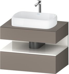 Duravit Waschtischunterschrank Qatego in Weiss, B/T/H: 80 x 55 x 60 cm - Bild 1