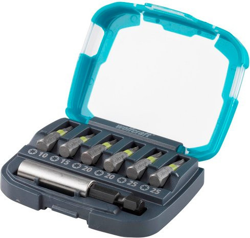 Wolfcraft Bit-Set 2978000 Schraubendreher-Bits aus Stahl in Mehrfarbig - Bild 1