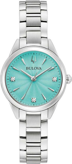 Bulova Damenuhr, Quarz, Edelstahl, 28 mm, 3 ATM - Bild 1