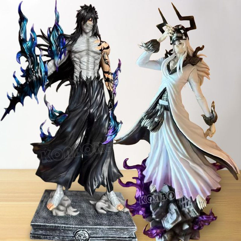 KONBORE Bleach Anime Actionfigur Ichigo Kurosaki Toshiro Hitsugaya Ulquiorra Cifer Sammelmodell aus Kunstharz, Höhe: 33 cm, mehrfarbig - Bild 1
