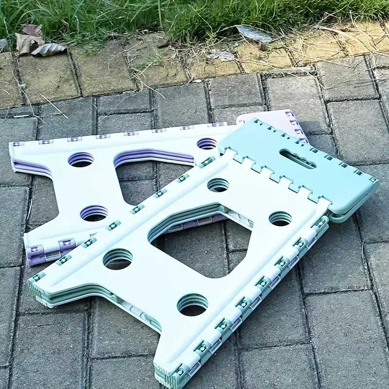 LIUSHADUOLA Klappbarer Hocker Tragbarer Klappstuhl für Outdoor-Aktivitäten, Camping und Angeln - Bild 3