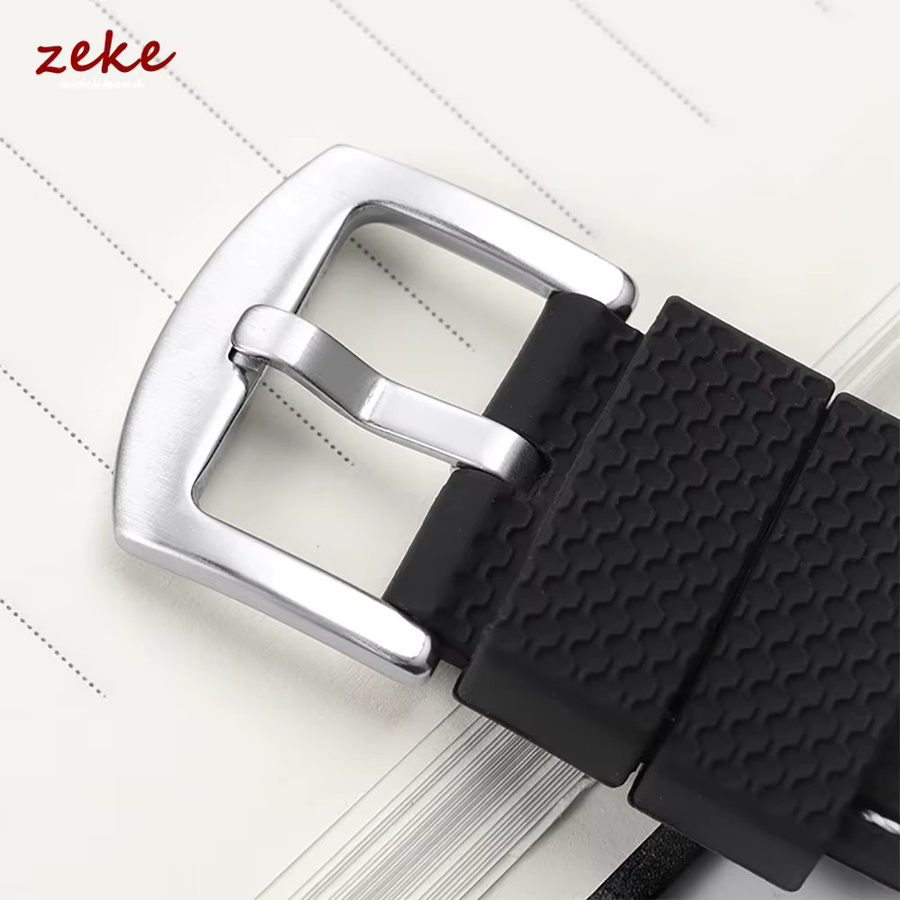 crazyband Uhrenarmband Silikon, Schwarz, Herren - Bild 2