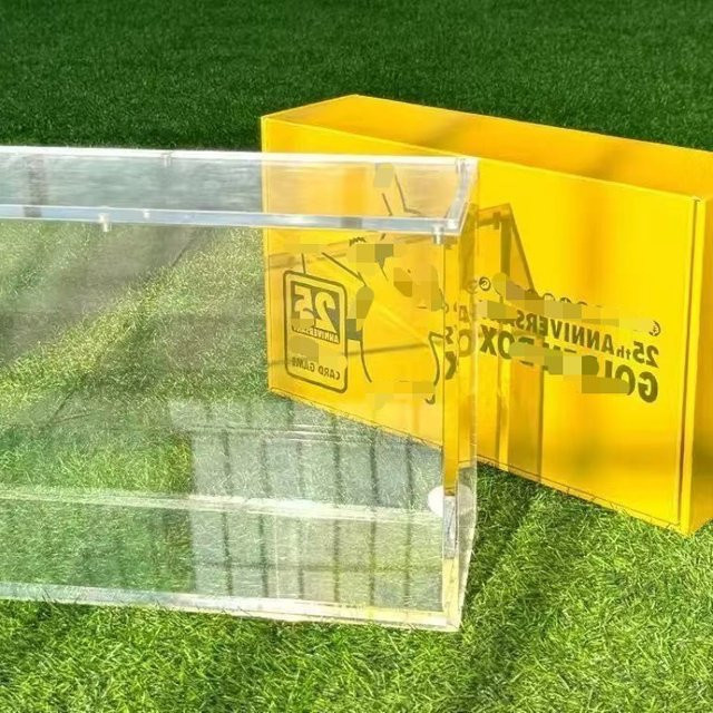 HOCHANNELME Acryl-Vitrine für Japanische 25. Jubiläums-Goldbox, transparente magnetische Aufbewahrungsbox aus Kunststoff - Bild 1