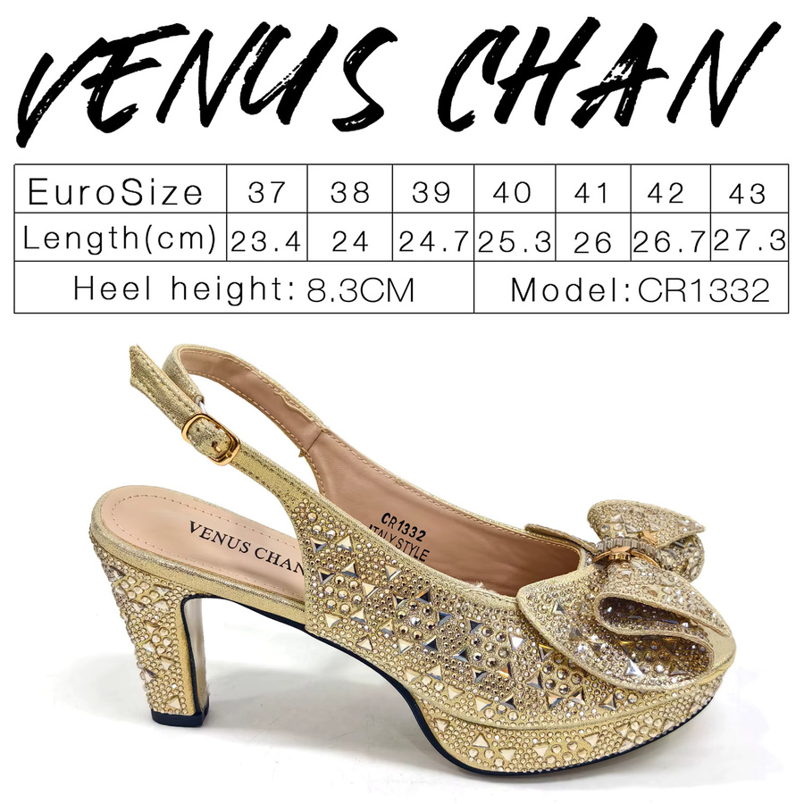 Venus Chan Schmuck-Set, Damen, Gold, Strass-Detail - Bild 4