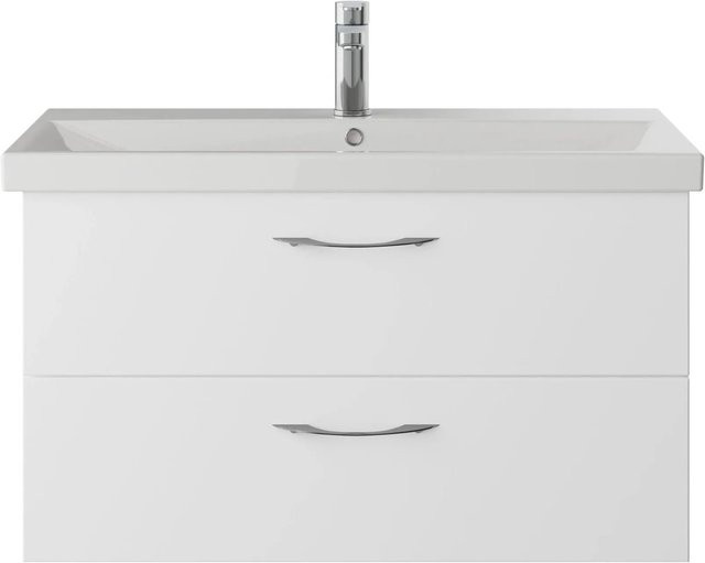 Pelipal Waschbeckenunterschrank Serie 4035 Weiß Glänzend Breite: 86 cm - Bild 1