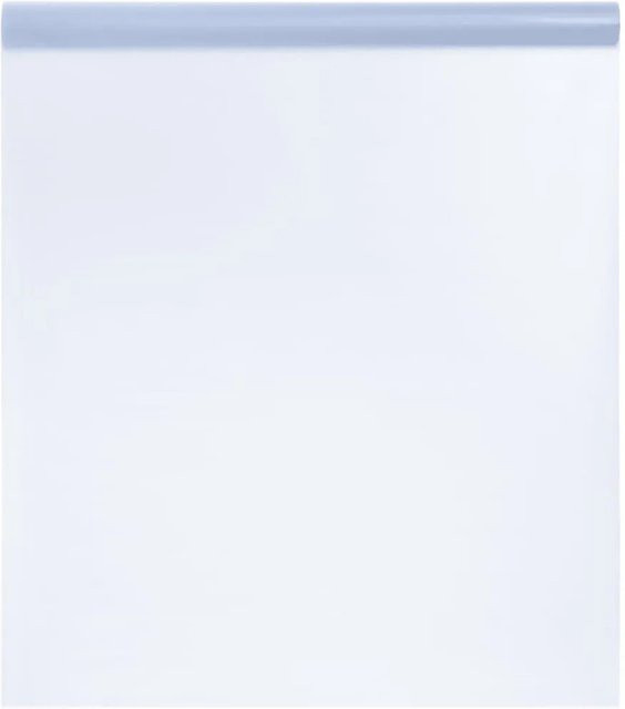 vidaXL Fensterfolie Statisch Matt Grau aus PVC, Breite: 60 cm, Länge: 500 cm - Bild 1