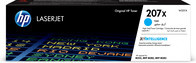 HP 207X Original Cyan Tonerpatrone W2211X für Color LaserJet Pro und MFP Modelle - Bild 1